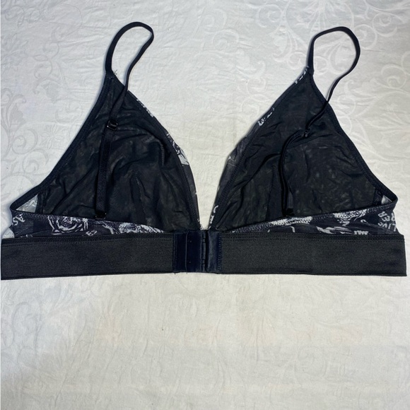 ALF Mesh Bralette A$$holes Live Forever Linda Finegold Printed Bra Skeleton GUC - Picture 7 of 9